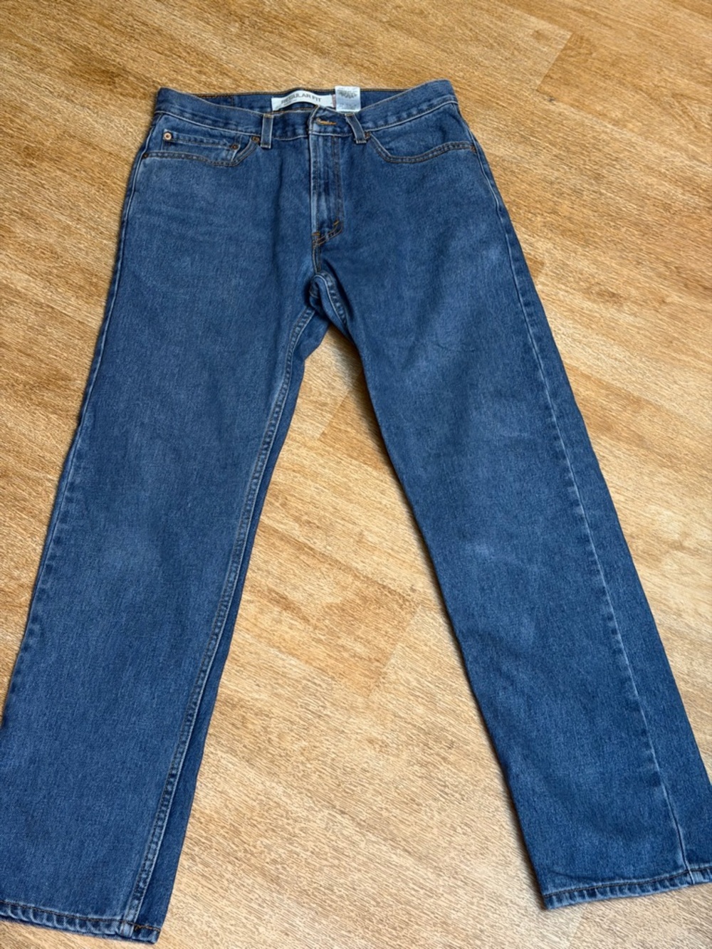 Levi's Dark Blue Straight Jeans